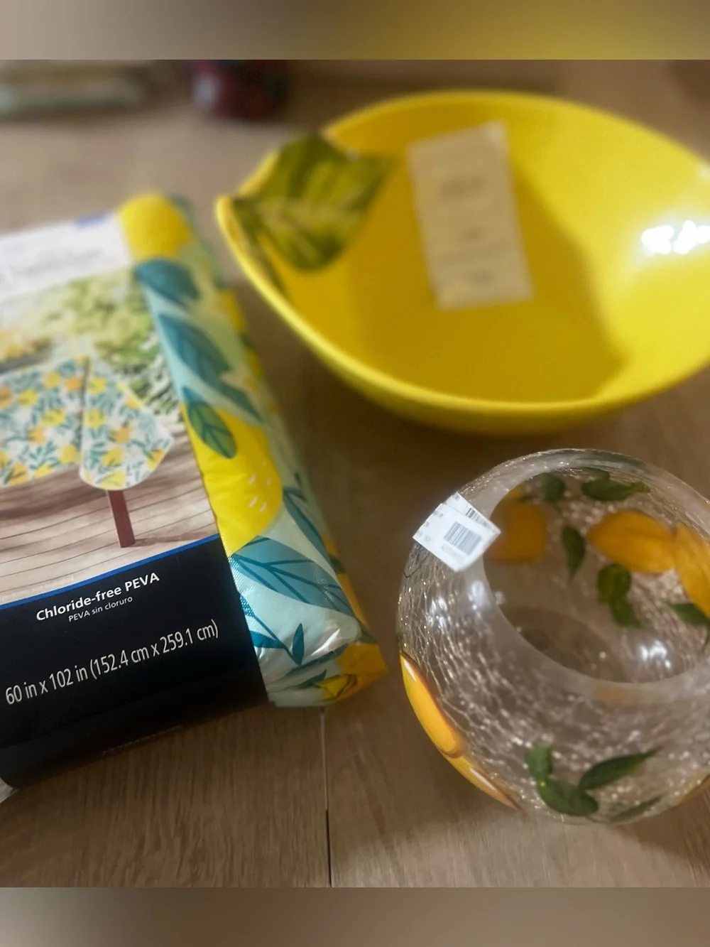 Bright Yellow Decorative Bowl